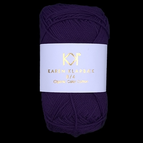 Karen Klarbæk - 8/4 Økologisk Bomuld - fv. 98 Dark Tailor Lilac